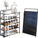 5-TIER Portable Shoe Rack No Assembly Metal Organizer For Entryway & Closet. Fixed Price $116.99.