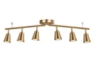 6 Track Lighting Kit, Matte Brass Finish Large,. Fixed Price $101.99.