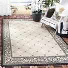 Safavieh Indoor Outdoor CY1502-3901 Courtyard Sand / Black Rug. Fixed Price $81.99.