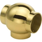 Lavi Industries Ball Tee For 2"" Tubing Polished Brass 00-704/2. Fixed Price $89.61.