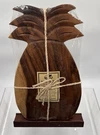 Pineapple Trivet Cutting Board Acacia Hardwoods South Pacific Eco Hawaii. Fixed Price $23.99.