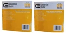 2-PACK Commercial Electric 5 In. White Recessed Shower Kit. Fixed Price $22.99.