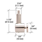 Crl Y04CR Vertical Panel Connector. Fixed Price $46.23.