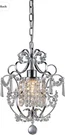 Whse Of Tiffany RL4025 Jess Crystal Chandelier, 11" X 15", Chrome. Fixed Price $29.00.
