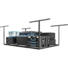 Fleximounts 4'X6' Heavy Duty Overhead Adjustable Ceiling Storage GR46 - Black. Fixed Price $20.00.