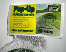 1X Nds 322G Pop Up Drainage Emitter W/ Elbow For 3" & 4" Pipes. Fixed Price $19.93.