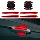 8PCS Reflective Car Door Handle Protector Stickers - 3.47 X 3.13 Inches, Red. Fixed Price $9.99.