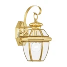 Livex Lighting 2051 Brass Monterey 1-LIGHT Outdoor Wall Sconce. Fixed Price $137.96.
