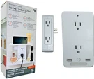 Sharper Image Socket Shelf Ultra 8 Port Surge Protect Wall Outlet Extender Usb. Fixed Price $29.99.