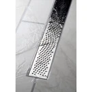 Oatey Designline 48"STAINLESS Steel Wave Linear Shower Drain With Cover. Fixed Price $180.00.