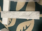 Home Decorators Collection 21-1/4 In.vanity White Marble Side SPLASH,1006192681. Fixed Price $20.00.