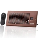 Vevor 4 In. X 10 Quiet Booster Fan W/ Heating Cooling Smart Vent, Brown. Fixed Price $29.95.