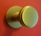 Emtek Hardware 290909US4 Transitional Brass Hook With Disk Rosette, Satin. Fixed Price $23.11.