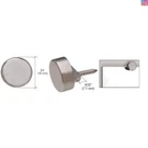 Crl Brushed Nickel Round Mirror Clips - Set. Fixed Price $33.15.