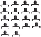 Ernst 8441 3/8 Dura-pro Twist Lock Socket Clips 18 Pack Black. Fixed Price $9.10.