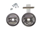 Johnson Hardware Brushed Nickel Pocket Door Privacy Lock. Fixed Price $42.35.