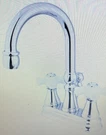 Kingston Brass KS2611PX Governor 4-INCH Centerset Lavatory Faucet With Pop. Fixed Price $65.00.
