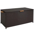 Sunnydaze Faux Wicker Storage Box, 75-GALLON Front Door Package Delivery GF-045. Fixed Price $286.86.