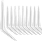 Shelf 12 10 In, Pcs White Shelving Brackets, For Shelves. Fixed Price $16.99.