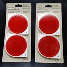 4 High Visibility Red Reflectors 3" Nail / Screw On Mailbox Tree Fence Post Etc.. Fixed Price $16.00.