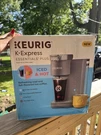 Keurig Express Essentials Plus Iced Hot Single Serve Cup Coffee Maker Gray. Fixed Price $70.00.