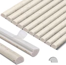 Stickgoo 10-PACK Wall Molding Trim, 12" Tile Edge For Beige Wood Grain. Fixed Price $28.88.