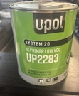 U-pol 2283 Up Low Voc 1K Primer, Gal Tin, Gray, 1:1 Mixing Automotive Repairs. Fixed Price $67.96.
