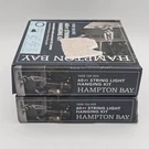 Hampton Bay 60FT String Light Hanging Kit Open Box (lot Of 2). Fixed Price $29.99.