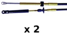Pack 26 Ft Xtreme Control Cables Fits Johnson, Evinrude, Omc, Brp, E-tec,ficht. Fixed Price $202.86.