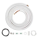Vevor Mini Split Line Set 25FT 1/4 3/8 O.d Copper Pipes Tubing And Triple-layer. Fixed Price $157.42.