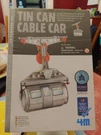 Tin Can Cable Car - Diy Mechanical Engineer Stem Kit 4M Toysmith New. Fixed Price $19.00.