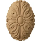 Ekena Millwork ROS04X06ASRW Ashford Oval Rosette, 3"W 1/4"H 5/8"P, Rubb.... Fixed Price $20.05.
