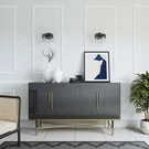 Modway Beacon 2-LIGHT Wall Sconce In Clear Black. Fixed Price $53.75.