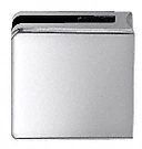 316 Polished Stainless Z-series Radius Surface Mount Square Type Glass Clamps. Fixed Price $44.38.
