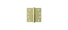 Left Hand 4" X Square Lift-off Hinge Unlacquered Brass Finish. Fixed Price $66.31.