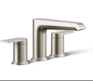 Kohler T25740-4-BN Hint Two-handle Deck-mount Bath Faucet Trim, Vibrant Brushed. Fixed Price $190.00.
