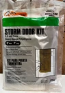 Frost King P784 Storm Door Kit, Sheets 2.5 Mil Clear Insulation. Fixed Price $10.00.