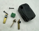 Leviton 830-T Amp, 125 Volt, Travel Trailer Vinyl Grounding Angle Plug, Black. Fixed Price $13.52.