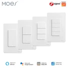 Moes Zigbee Smart Light Switch No Neutral/n+l Wire Push Button Alexa Google App. Fixed Price $22.94.