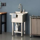 Trinity Stainless Steel Utility Sink 18X16X13 Pull Out Faucet Nsf Gauge New. Fixed Price $377.00.