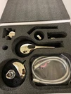 Hammerhead Dual Shower Combo, 8" Rainfall & 3-FLOW Handheld, Chrome, 2.5 Gp. Fixed Price $164.99.