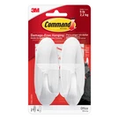 Command Large Designer Hooks Removable : 2-PACK (white). Fixed Price $9.99.
