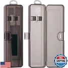 Yeeco Toothbrush 2 Pack, Transparent Black Travel Case, Plastic Holder,. Fixed Price $20.00.