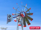 American Eagle (discontinued) Wind-powered Aerator Windmill Pond Aeration. Fixed Price $3000.00.