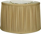 Royal Designs Shallow Drum Gather Pleat Basic Lamp Shade, Antique Gold, 13" X 14. Fixed Price $166.99.