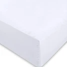 White Fitted Sheet, Hotel Quality Deep Pocket Sheets, 1 Soft Poly-cotton. Fixed Price $12.99.