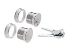 C.r. Laurence DRA1030BS Crl Brushed Stainless Keyed Cylinder And Dummy Combo. Fixed Price $45.00.