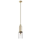 Kichler Kimrose Light Mini Pendant, Brushed Natural Brass - 52414BNB. Fixed Price $204.99.