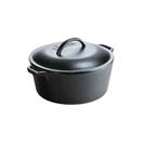 Lodge 5QT Cast Iron Dutch Oven: Preseasoned, Tarnish & Rust-resistant,. Fixed Price $38.99.