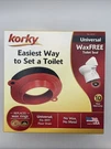 Korky Universal Toilet Seal Wax Free With Hardware Red 6000BP. Fixed Price $9.00.